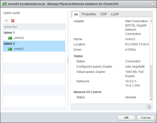 Comprobamos la configuración