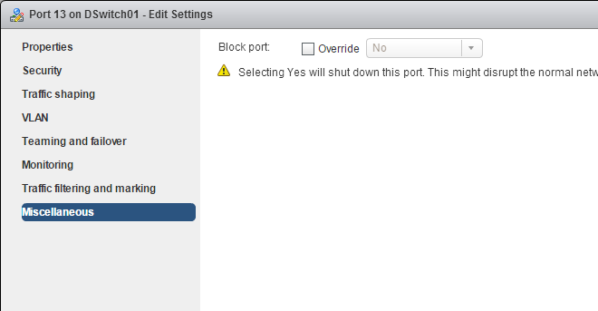 Bloqueo de puerto a nivel individual