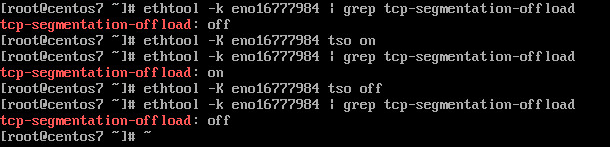 Configuración TSO en Linux