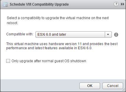 VMware Upgrade