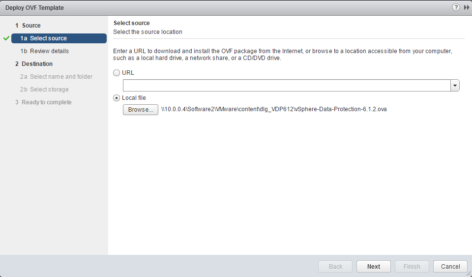 VMware Data protection
