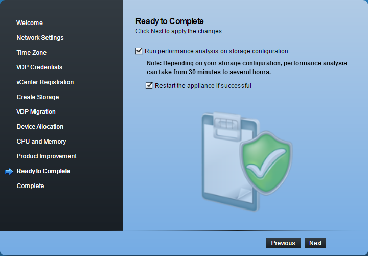VMware Data protection