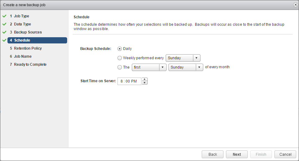 VMware Data protection