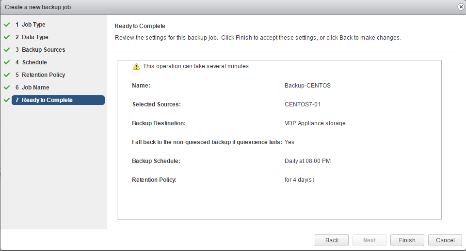 VMware Data protection