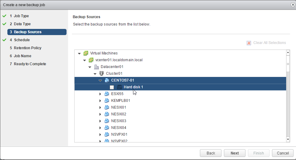 VMware Data protection