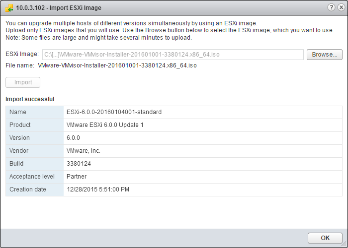 VMware Upgrade