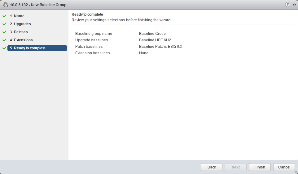 VMware Upgrade