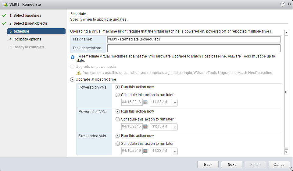 VMware Upgrade