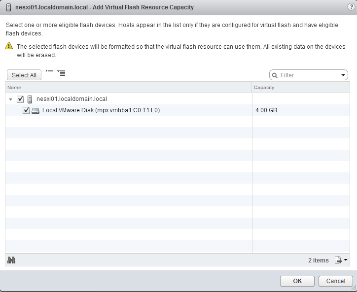 vFlash Read Cache